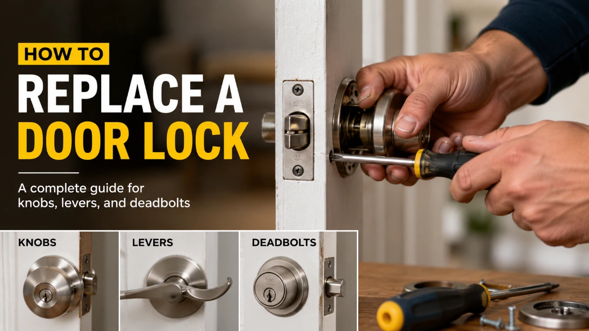 How to Replace a Door Lock