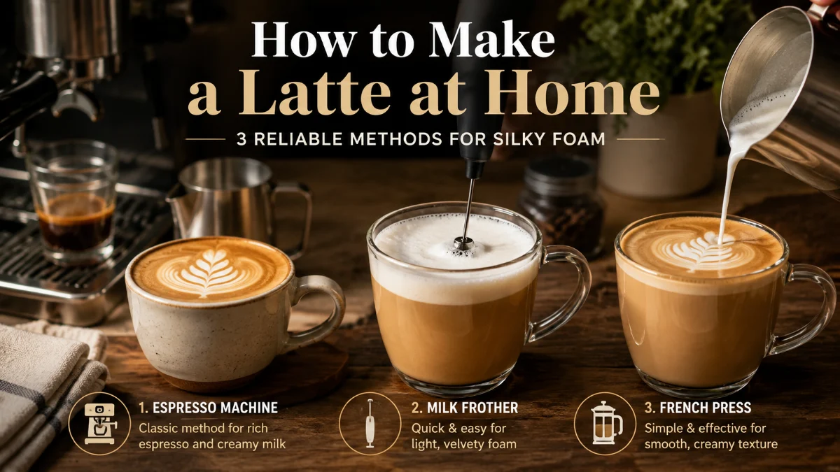 How to Make a Latte at Home