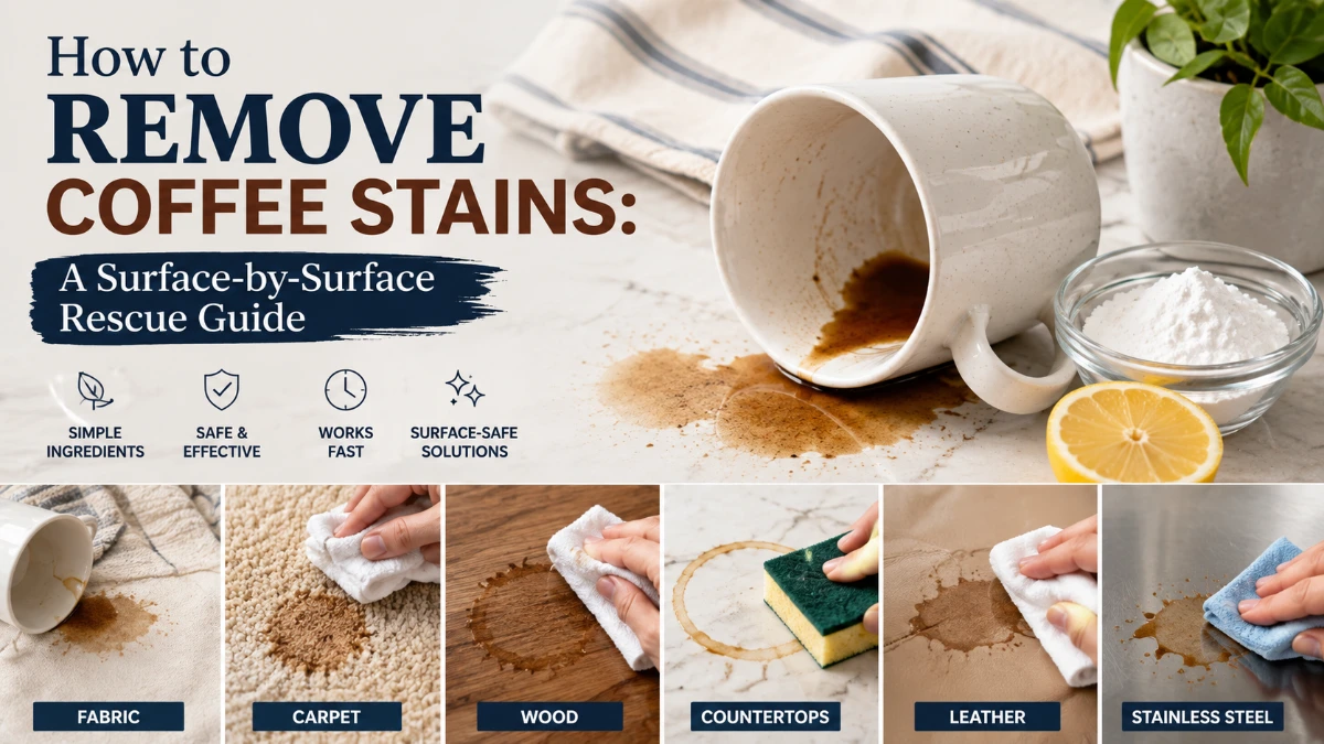 How to Remove Coffee Stains
